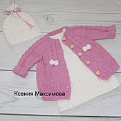 Жакет и штанишки - Коралловый риф Жакет и штанишки - Коралловый риф