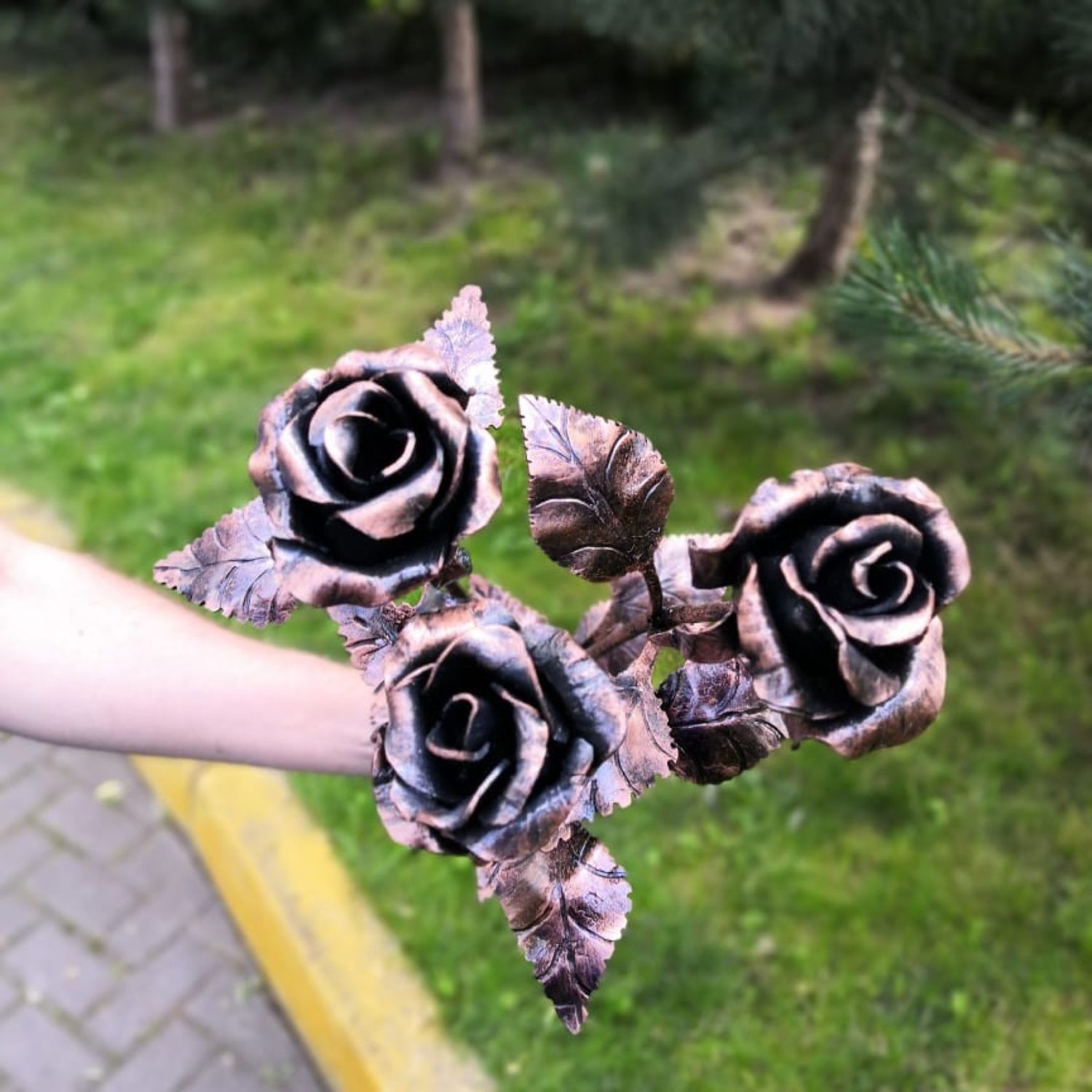 Кованые Розы На Могилу Фото И Цены