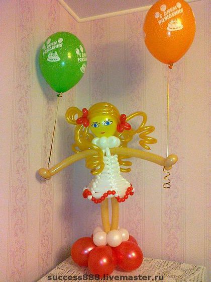 Куклы из воздушных шаров мастер класс
