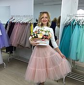 Юбка из фатина многоярусная Юбка из фатина многоярусная