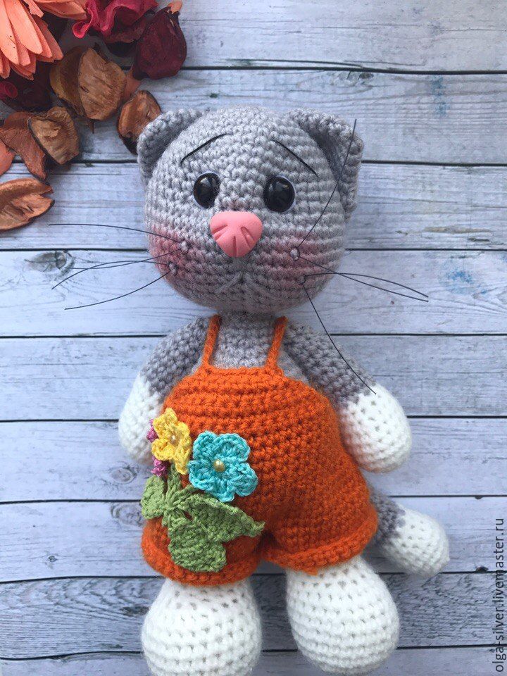 Вязанье котов крючком Вязанье котов крючком