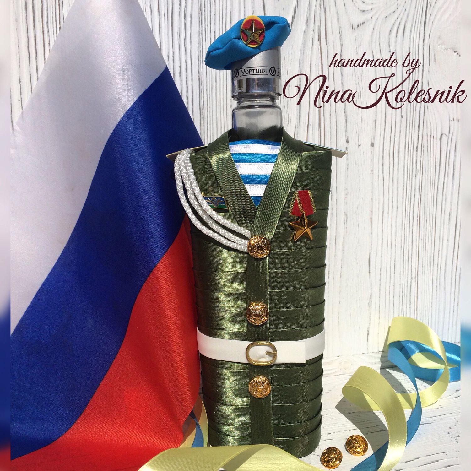 Подарок десантнику из конфет 16