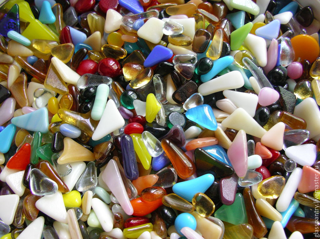 Купить 100 гр.! «Стеклянная роса» Стеклянная Мозаика. - стеклянные ...