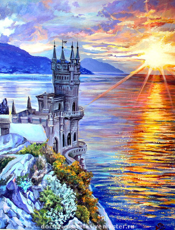 Рисунок ласточкина гнезда Рисунок ласточкина гнезда
