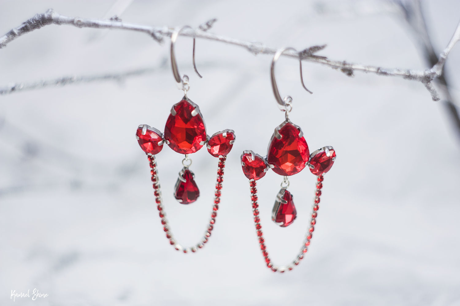 Серьги из страз Серьги из страз