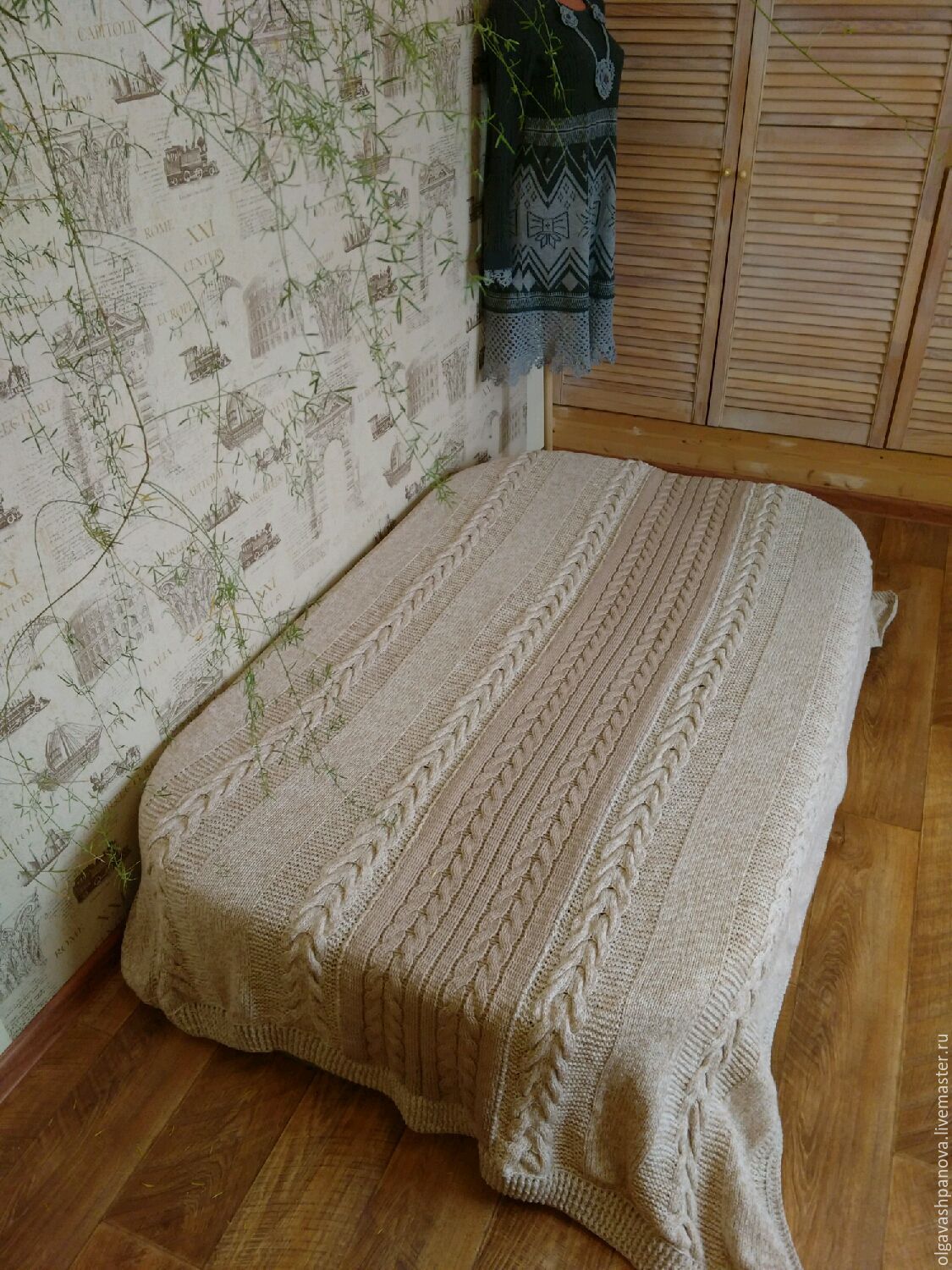 Плед крупной вязки своими руками - Дом, в который хочется 66 Плед крупной вязки своими руками - Дом, в который хочется 16