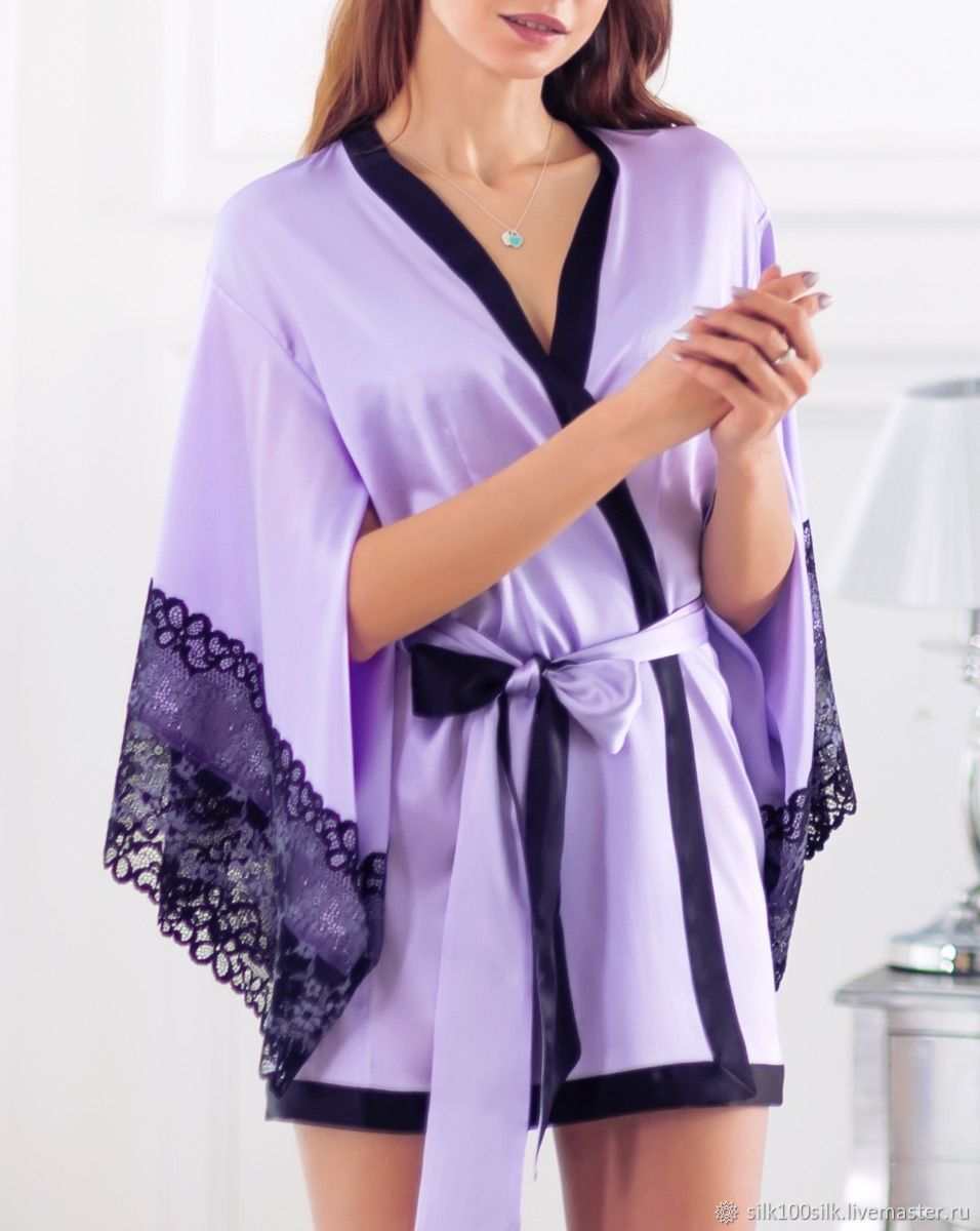 Кимоно Samira купить со скидкой в секс шопе  Женское белье, одежда  Пеньюары, накидки, халатики
