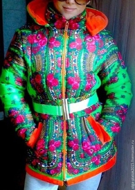 Мастер класс куртка из платков
