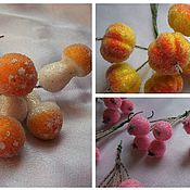 Сахарные ягоды для рукоделия своими руками 81