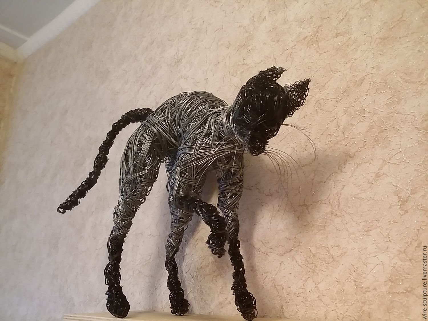 Кошки из проволоки Кошки из проволоки