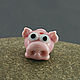 Pig minipig glass miniature pig Piglet, Miniature figurines, Krasnodar,  Фото №1