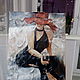 Woman with glass of. Pictures. Fantasy world. Online shopping on My Livemaster.  Фото №2