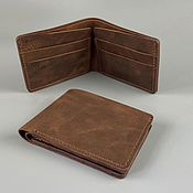 Сумки и аксессуары handmade. Livemaster - original item Purse wallet, mens genuine leather. Handmade.