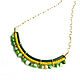 Green necklace 'Lollipops' beautiful necklace with natural stones. Necklace. Irina Moro. My Livemaster. Фото №4