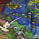 Scarf silk "Southern night". Scarf silk batik. Scarves. Pictures and silk. Online shopping on My Livemaster.  Фото №2