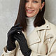 Перчатки из кожи крокодила. Перчатки. LA1007 - изделия из натуральной кожи. Интернет-магазин Ярмарка Мастеров.  Фото №2