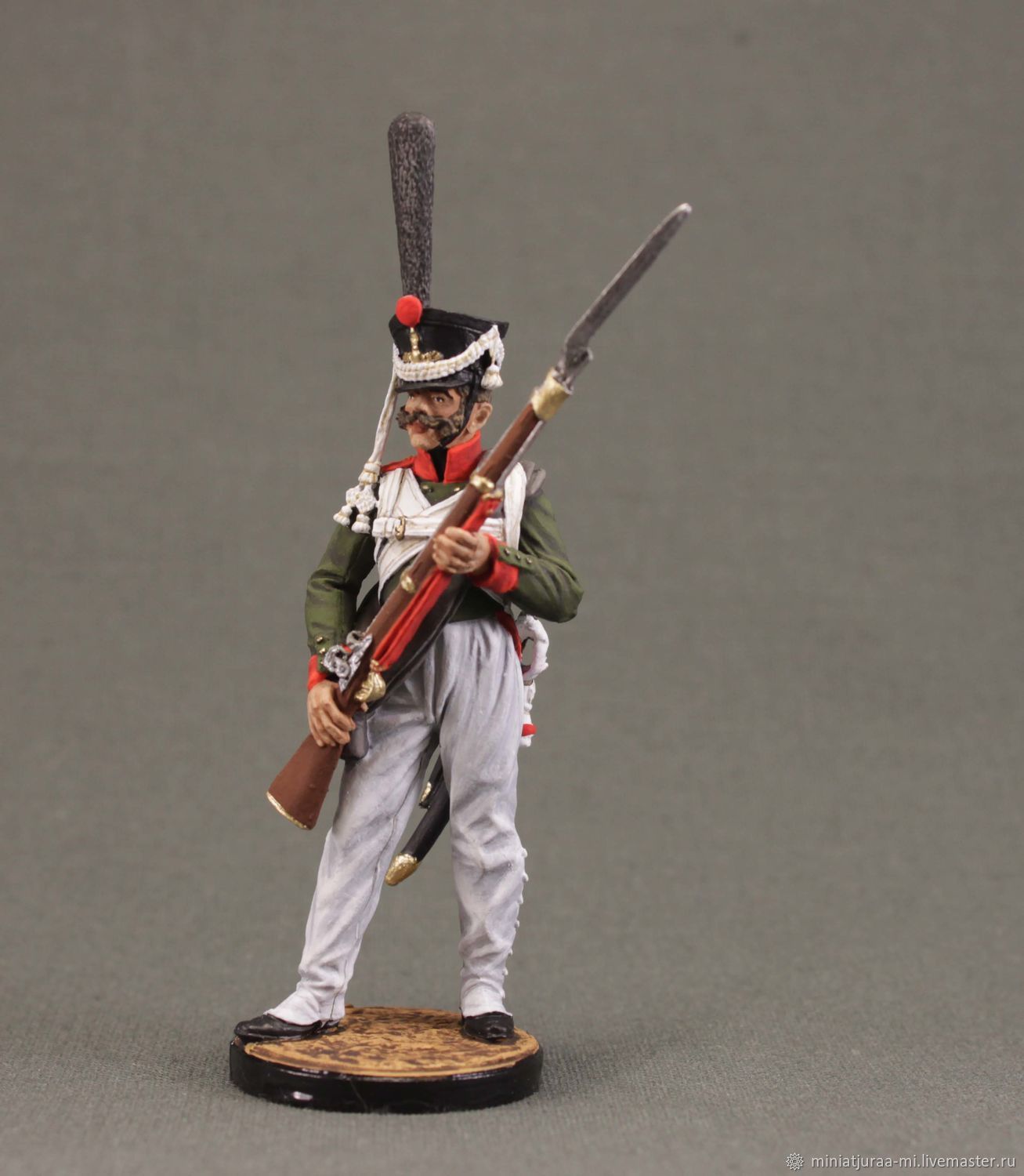 Napoleonic War FRANCE set 3-3 figures 1:32 EK Castings Tin Soldier 54 mm 