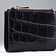 Кошелек из натуральной кожи крокодила IMA0031B45. Кошельки. CrocShop товары из экзотической кожи. Ярмарка Мастеров.  Фото №10