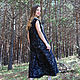 Order Felted dress On the threshold of the Universe. silk wool. Livemaster. . Dresses Фото №3