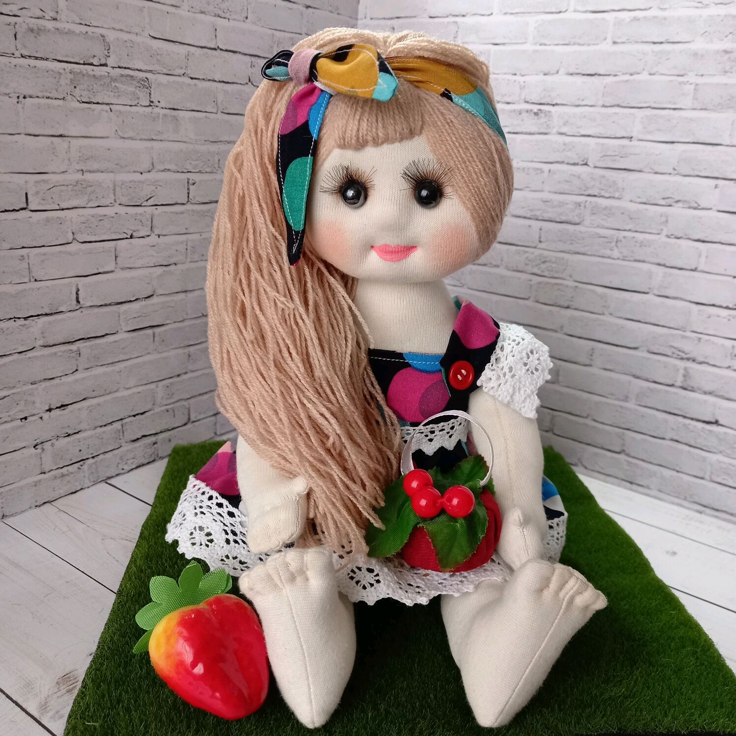 Интерьерная текстильная кукла, Куклы и пупсы, Ставрополь,  Фото №1
