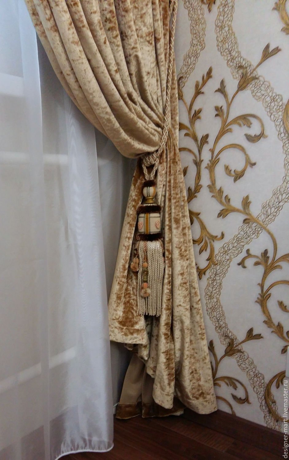 Gold Velvet Curtains For Living Room 8FR5NCOM