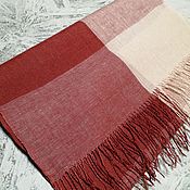 Аксессуары handmade. Livemaster - original item Scarves: Handmade woven scarf made of Italian yarn linen. Handmade.