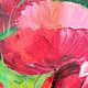 Painting with red poppies canvas 40 by 50 cm. Pictures. paintmart (oikos). Online shopping on My Livemaster.  Фото №2