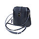  Leather handbag women's blue Odette Mod. C42-961. Crossbody bag. Natalia Kalinovskaya. Online shopping on My Livemaster.  Фото №2