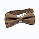 Bow tie brown. Ties. Super Bow Ties. Online shopping on My Livemaster.  Фото №2