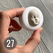Материалы для творчества handmade. Livemaster - original item Mold No. №27 (form for making a face). Handmade.