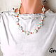 Beads Multicolored stripes. Necklace. Grafoli jewellery. My Livemaster. Фото №6