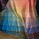 Order Woolen knitted Patchwork Plaid, Merino bedspread. Dobryy_vyaz. Livemaster. . Blankets Фото №3