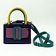 Сумка кожаная Crossbody Multicolor I. Сумка через плечо. Сумки из кожи ANGELDEMONS  design. Интернет-магазин Ярмарка Мастеров.  Фото №2