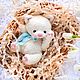 Заказать Котёнок Пух ( 6 см). teddy_and_toys. Ярмарка Мастеров. . Тедди Зверята Фото №3