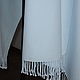 Домотканый палантин. 206 см х 80 см. Хлопок. Палантины. Weaving Finds. Ручное ткачество.. Ярмарка Мастеров.  Фото №7