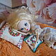   кроватка с постельным бельем для кукол 1:6. Мебель для кукол. Кукольная миниатюра и минимишки. Ярмарка Мастеров.  Фото №4