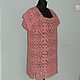 Knitted pink vest, Vests, Moscow,  Фото №1