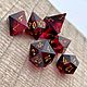 Заказать Дайсы ручной работы для DnD (Dungeons and Dragons) Burmese Ruby. Fantasy Minis. Ярмарка Мастеров. . Фишки и кости Фото №3