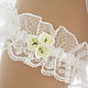 Garter for the bride's wedding "Breath of summer". Garter. Wedding Dreams. Online shopping on My Livemaster.  Фото №2