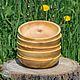Set of wooden plates made of cedar 5 pcs. 190 mm. TN15, Utensils, Novokuznetsk,  Фото №1