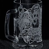 Посуда handmade. Livemaster - original item Slipknot.  Mug with engraved. Handmade.