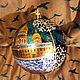 Бирюзовые шары. Елочные игрушки. Stainedglassday (STAINEDGLASSDAY). Ярмарка Мастеров.  Фото №5