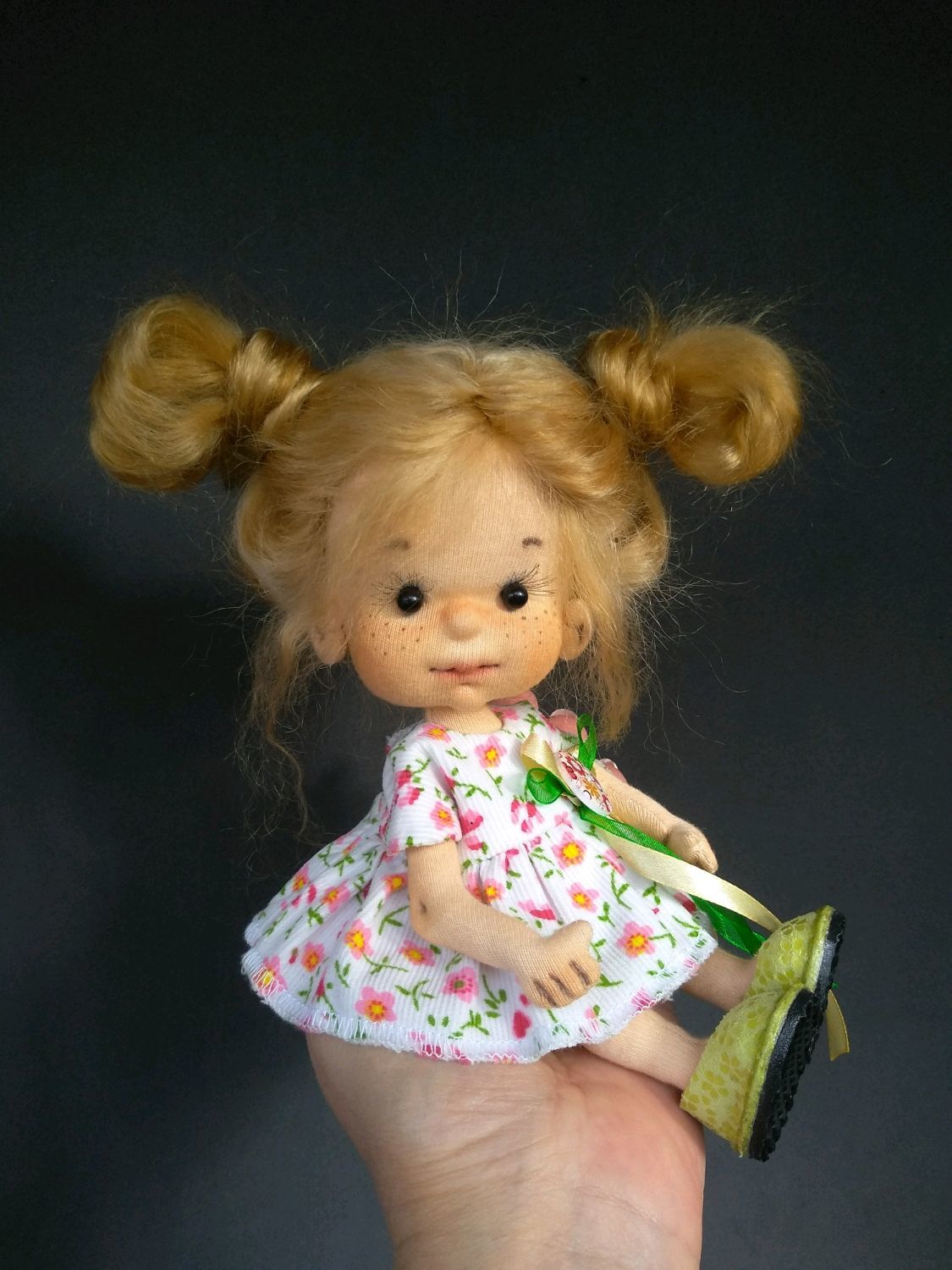 Интерьерные текстильные куклы ручной работы | Пикабу