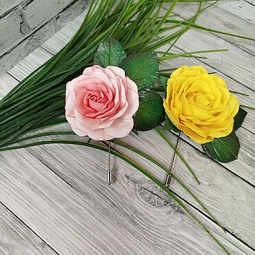 Украшения ручной работы. Ярмарка Мастеров - ручная работа Броши Роза. Handmade.