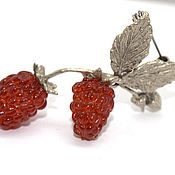 Украшения handmade. Livemaster - original item Brooch-pin: Ripe raspberry. Handmade.