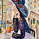 Картина Дама в кафе, Картины, Невинномысск,  Фото №1