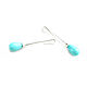 Turquoise Pearl Earrings, Elegant earrings, Classic Earrings. Earrings. Irina Moro. Online shopping on My Livemaster.  Фото №2
