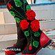 Valenki 'BULLFINCHES', a set of felted boots with mittens, Felt boots, Cheboksary,  Фото №1