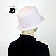 Order Stylish youth hat ' Fedora'. 100% wool. Two colors. Mishan (mishan). Livemaster. . Hats1 Фото №3