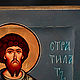 Wooden icon 'The Holy Great Martyr Theodore Stratilat'. Icons. ikon-art. My Livemaster. Фото №5